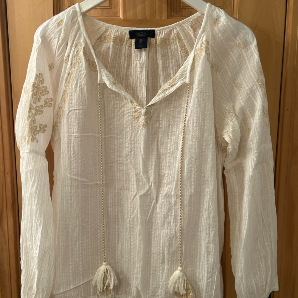 Rachel Cream Embroidered Blouse